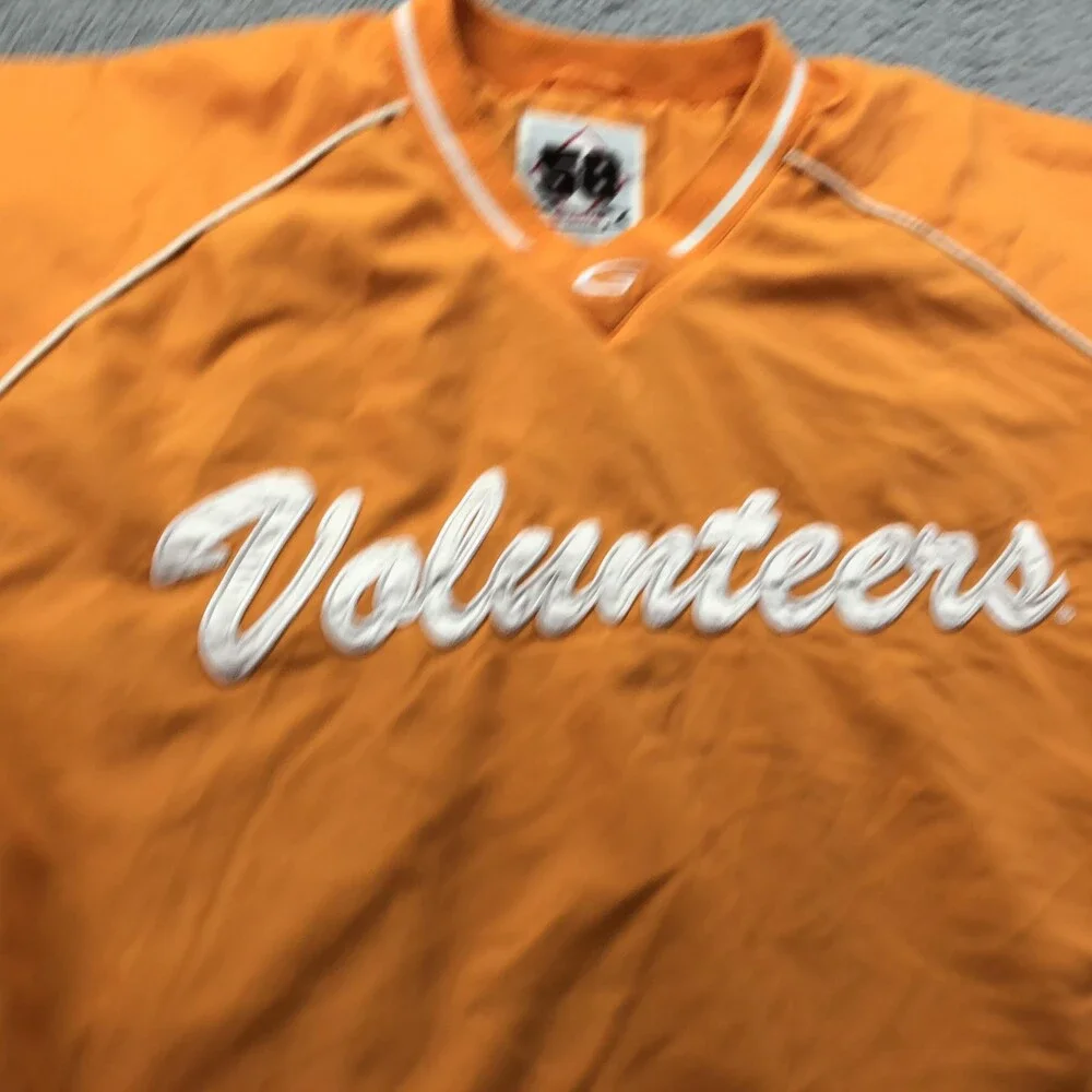 Tennessee Volunteers Jacket Mens 2XL Orange NCAA Football 58 Sports Pullover